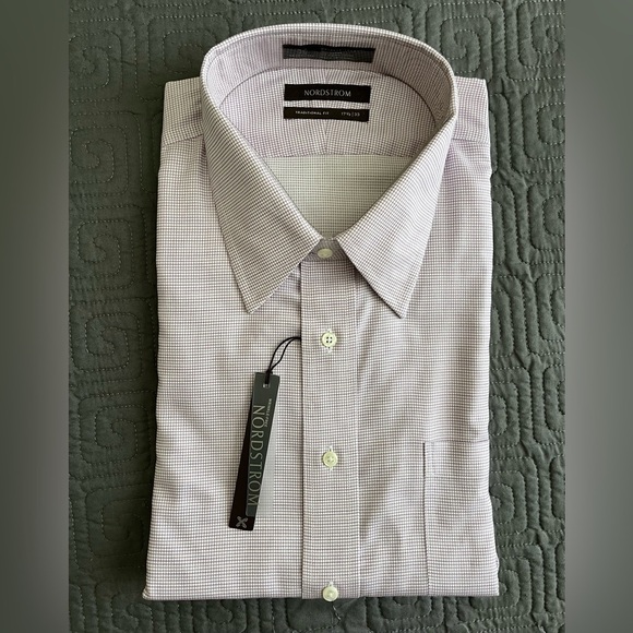 Nordstrom Other - Nordstrom Men's Lavender Checkered Dress Shirt